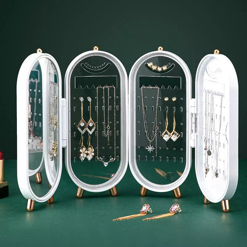 Foldable Jewellery Organizer with Mirror