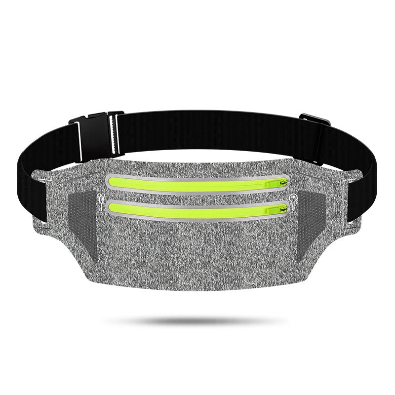 Unisex Sports Solid Color Lycra Waterproof Anti-theft Waist Bags