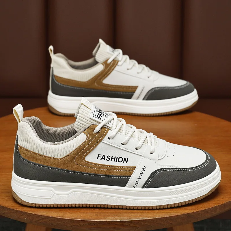 oxford Fashion Men's Sneakers Outdoor Lightweight Walking Shoes For Men Trend Casual Shoes Platform Vulcanized Shoes