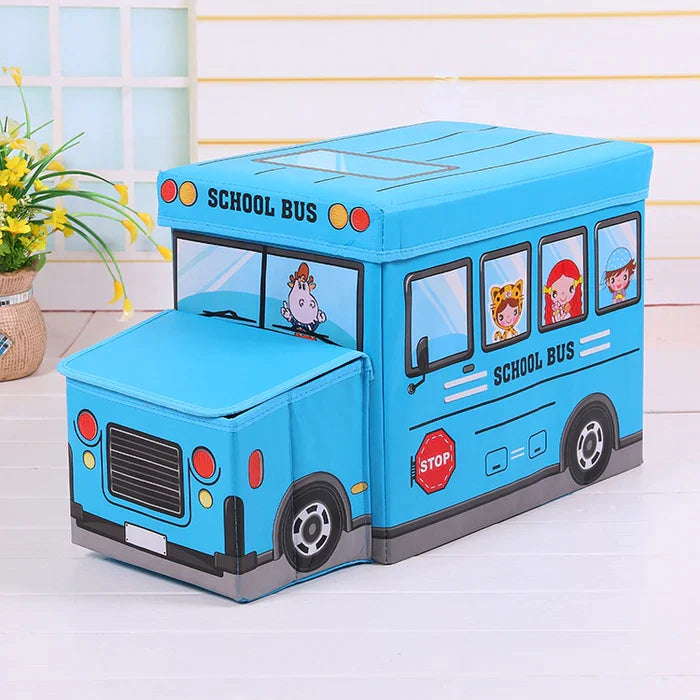 KIDS BUS ORGANIZER STORAGE BOX