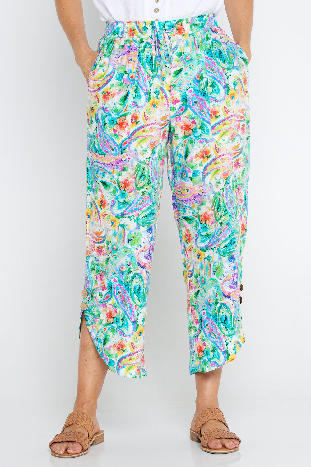 Cartia Pants - Tropical Paisley