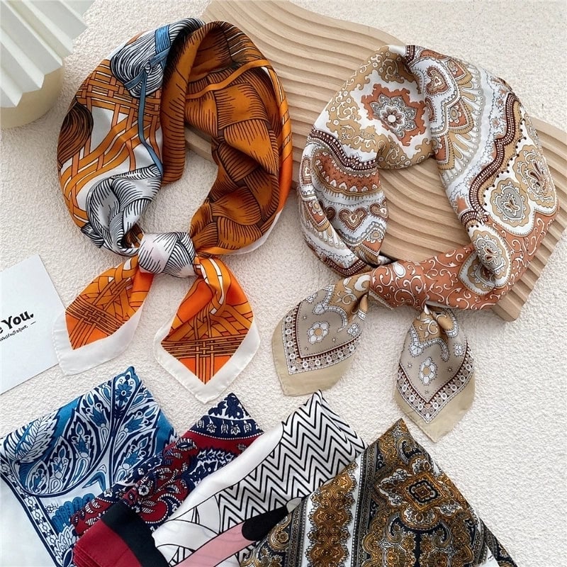Summer Fashion Gauze Thin Scarf Silk Shirt Scarf