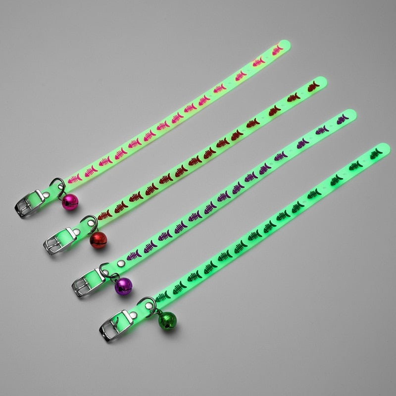 4 Piece Set Of Collars With Bells