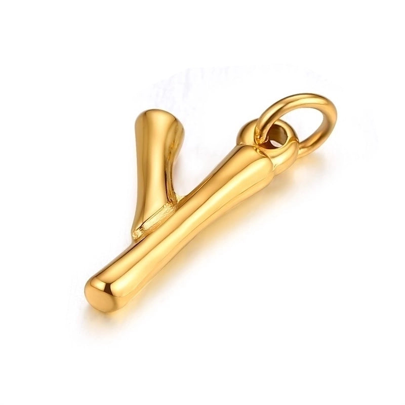 Fashion Letter 201 Stainless Steel 18K Gold Plated Polishing Plating Stainless Steel Necklaces