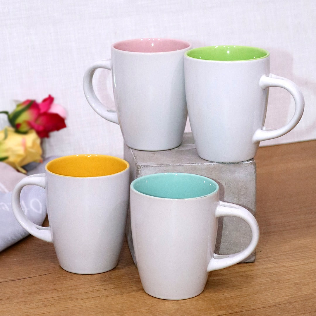Plain Colorful Porcelain Mugs