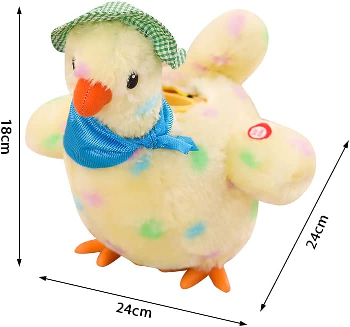 🔥 Promotion - Electric crazy plush chicken