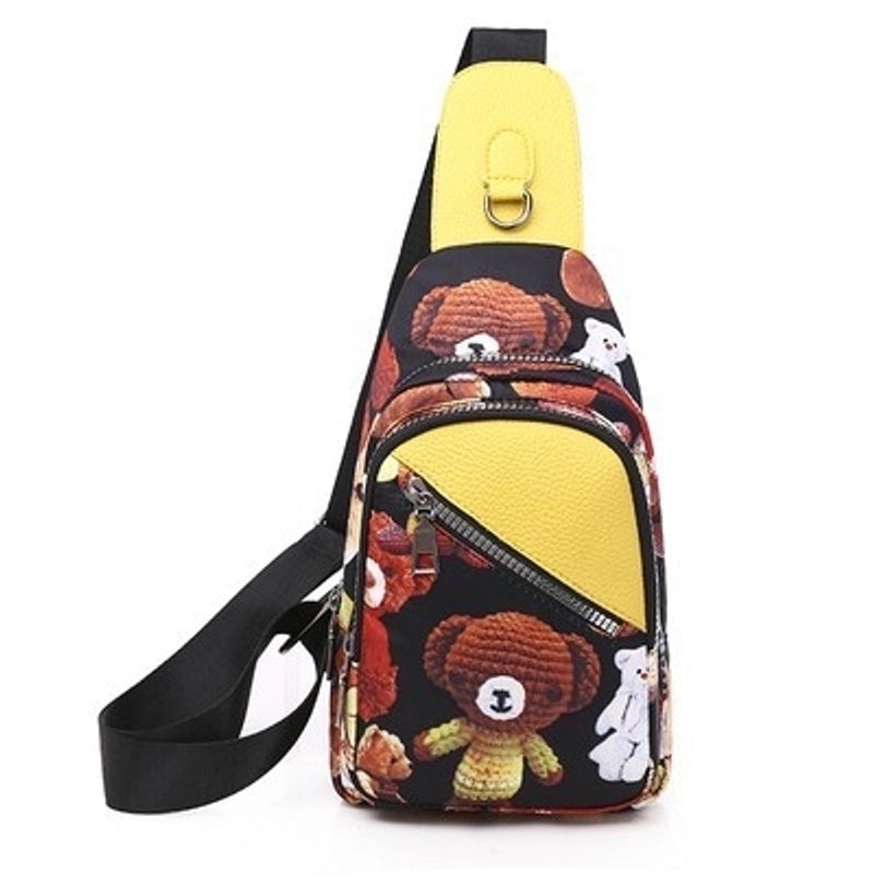 Women's Vintage Style Solid Color Nylon Waist Bags