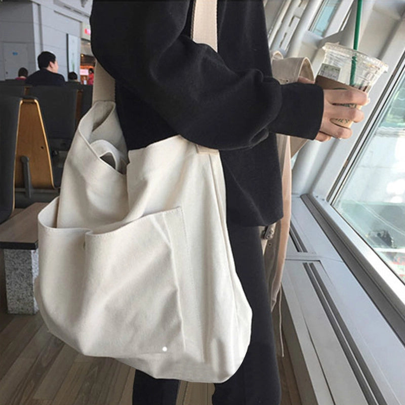 Women's Medium Spring&summer Canvas Streetwear Canvas Bag