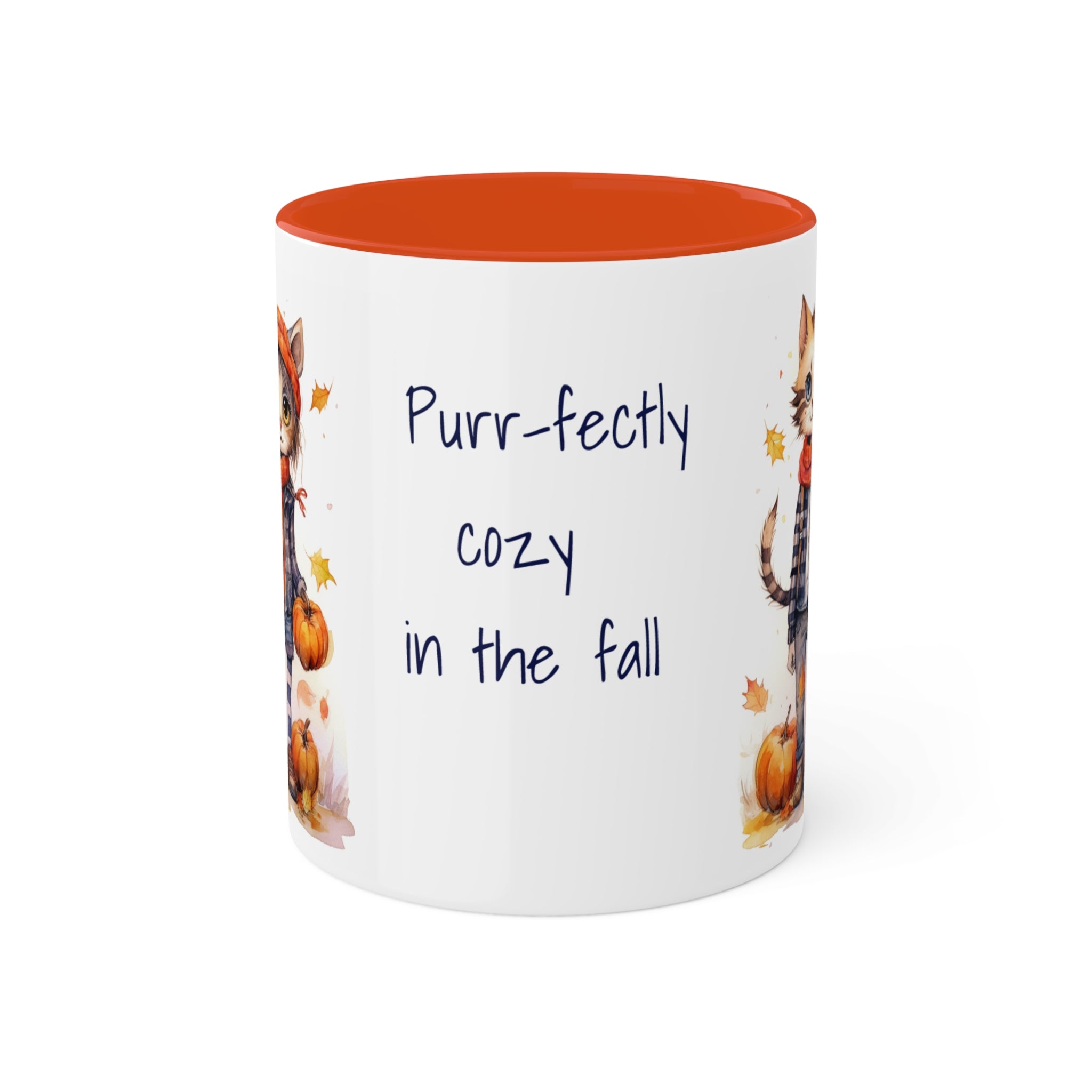 Kurt & Callie Cozy Fall Kitties Mug