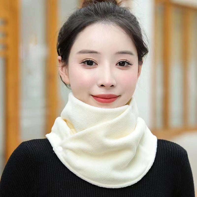 Winter Velvet Thickened Warm Neck Protection Scarf For Men And Women Riding Cold-proof Windproof Multifunctional Scarf Neck Set