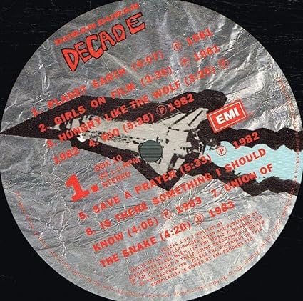 Duran Duran-Decade Greatest Hits Vinyl LP