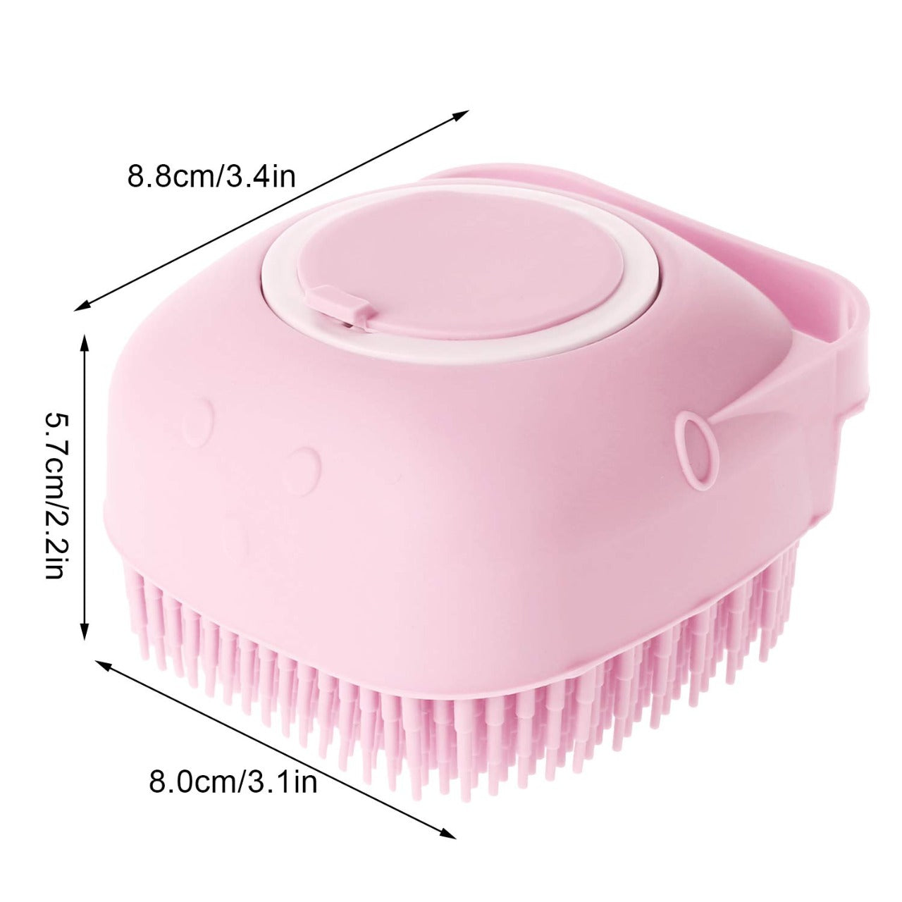 Buy 1 get 1 Free Ultra Soft Magic Silicon Bath and Body Brush with Soap Dispenser Scrubber