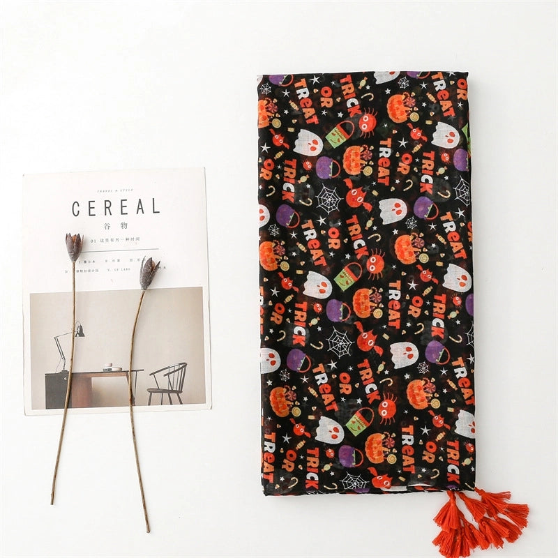 Unisex Casual Minimalist Printing Polyester Scarf