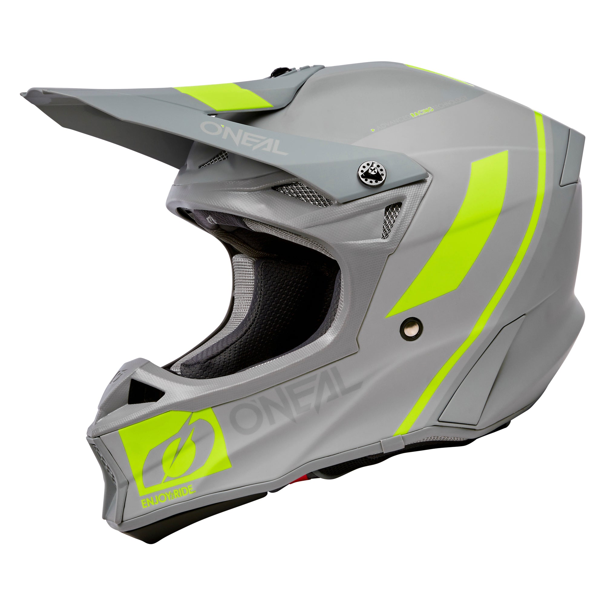 10 SRS Flow V.23 Helmet Gray/Neon