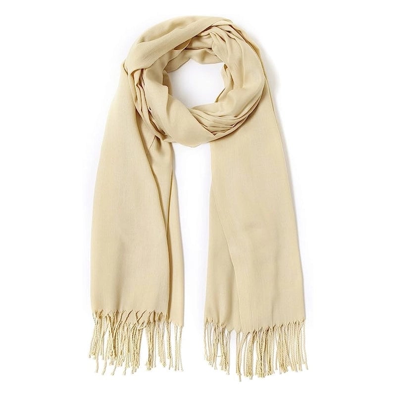 Autumn And Winter New Solid Color Scarf Sweet Wind Imitation Cashmere Scarf Women's Warm Scarf Fashion Shawl