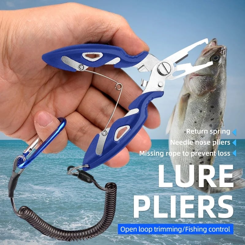 Multifunctional fishing pliers set(  Plier+Anti-drop cord+bag)