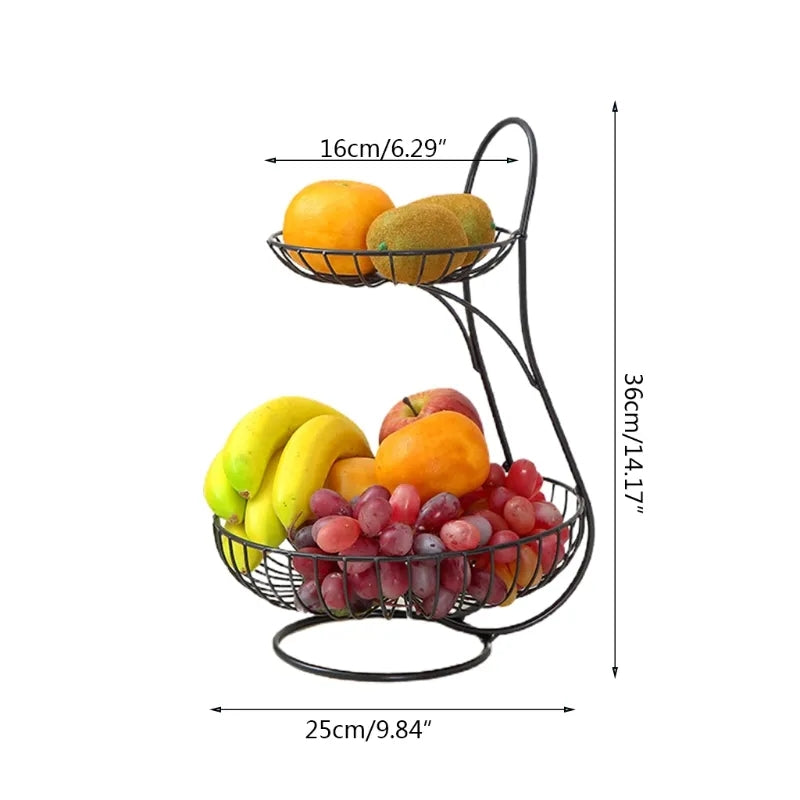 2X LAYERS FRUITS BASKET