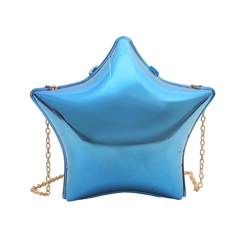 Women's Small Arylic Solid Color Elegant Pentagram Lock Clasp Square Bag