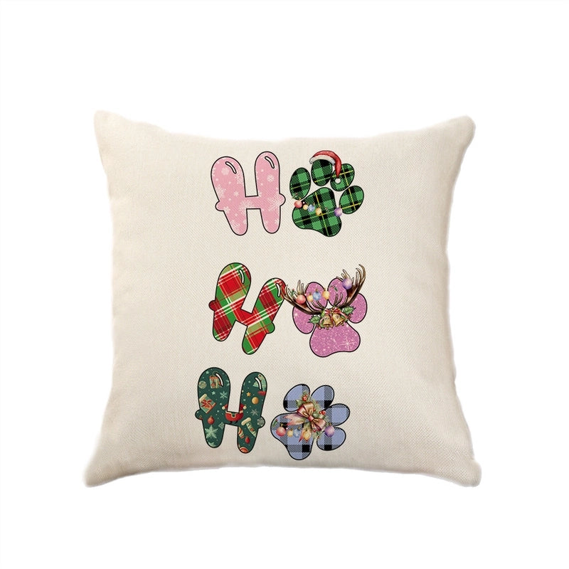 Christmas Vacation Letter Polyester Pillow Cases Couch & Sofa Decor