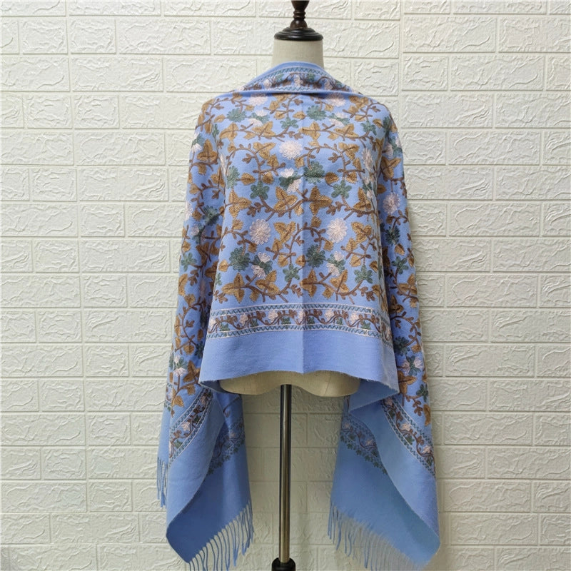 Women's Retro Ethnic Style Printing Imitation Cashmere Scarf