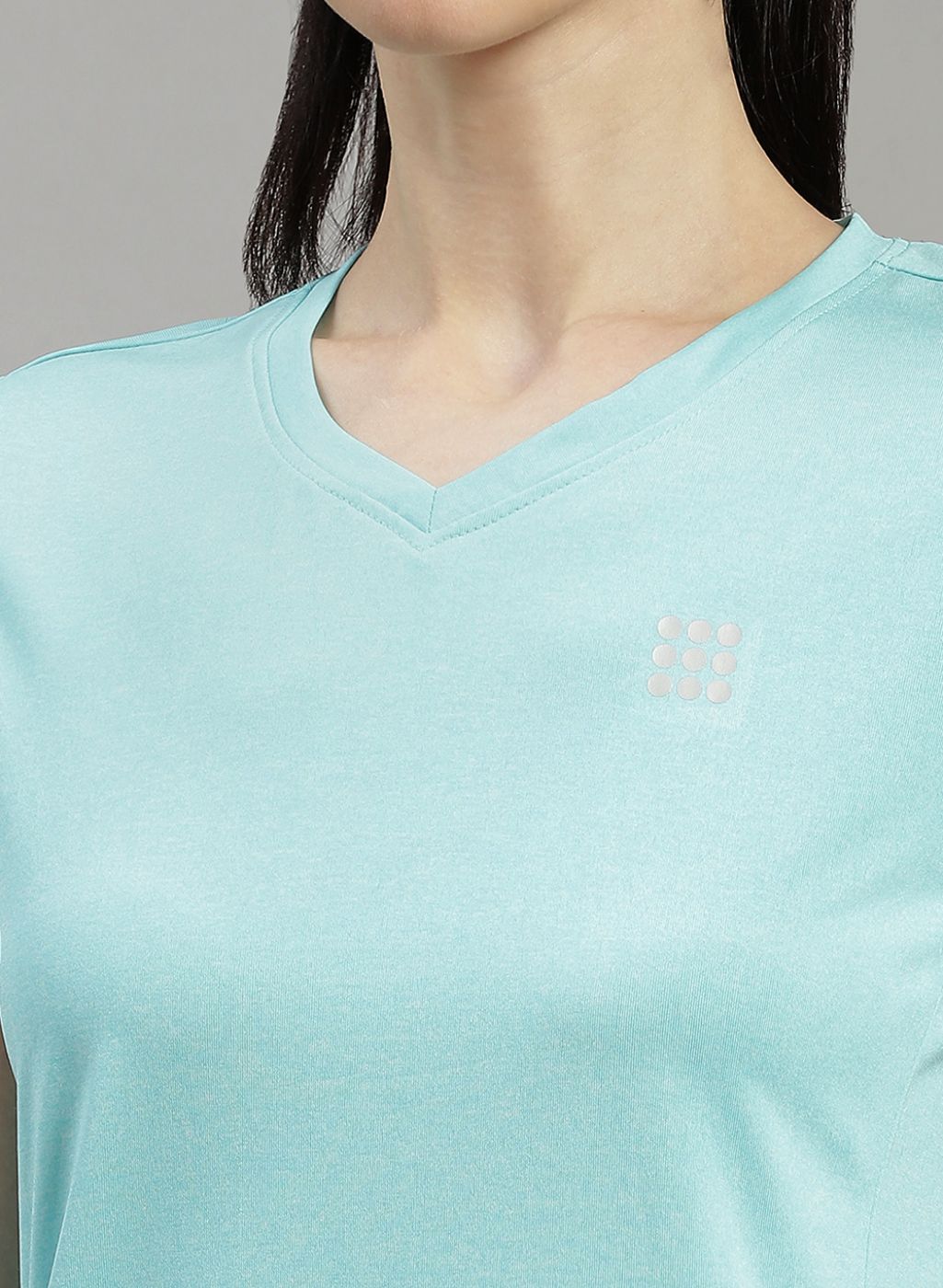 Women Blue Solid Top