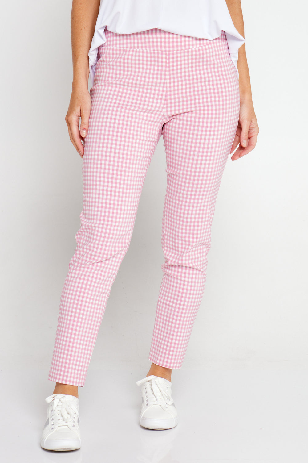 Moira Pants - Pink Gingham