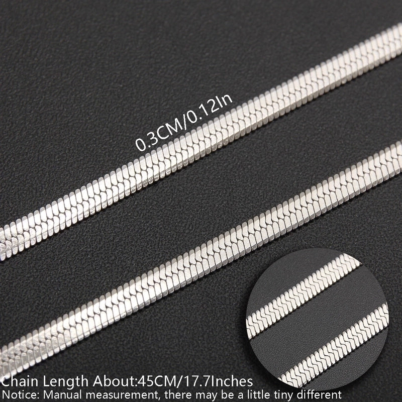 Minimalist Solid Color 304 Stainless Steel White Gold Plated Gold Plated Chain Necklace
