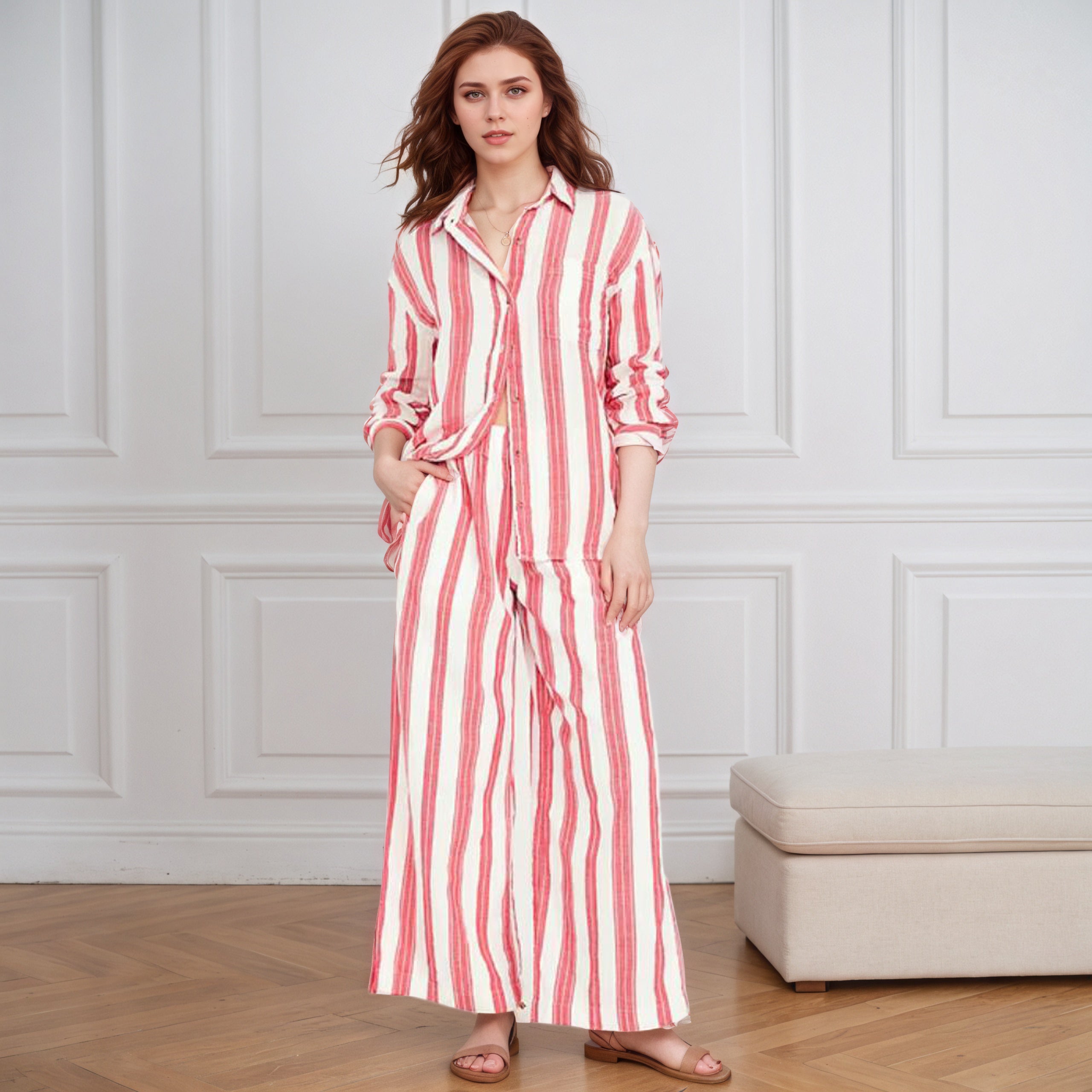 High-Waisted Super Wide-Leg Pants