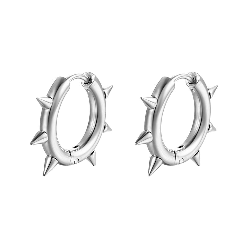 1 Piece Fashion Solid Color Plating 201 Stainless Steel 18K Gold Plated Earrings