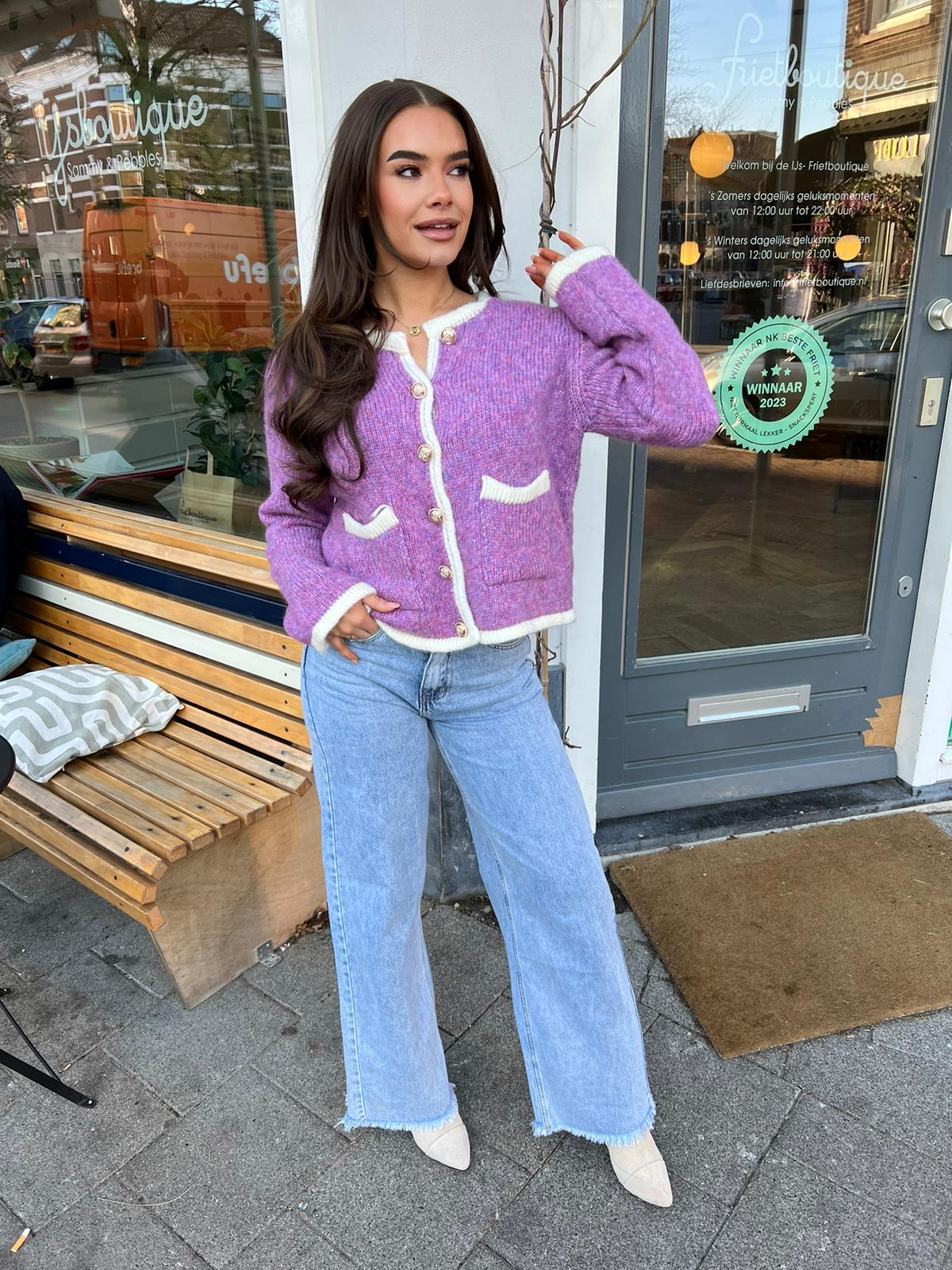 Romee vest purple