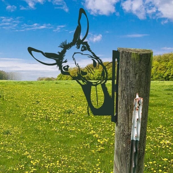 🔥Farm Peeping Animal Metal Art