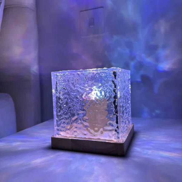 Dynamic Shadow Water Pattern Rotating Atmosphere Night Light