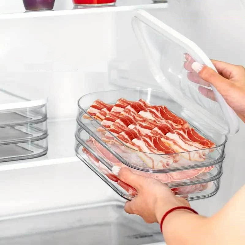 Minimalist Solid Color Plastic Storage Container Box