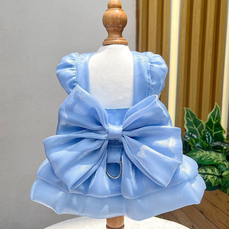 Sweet Polyester Bow Knot Pet Clothing