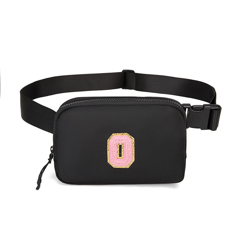 Women's Streetwear Letter Nylon Waist Bags