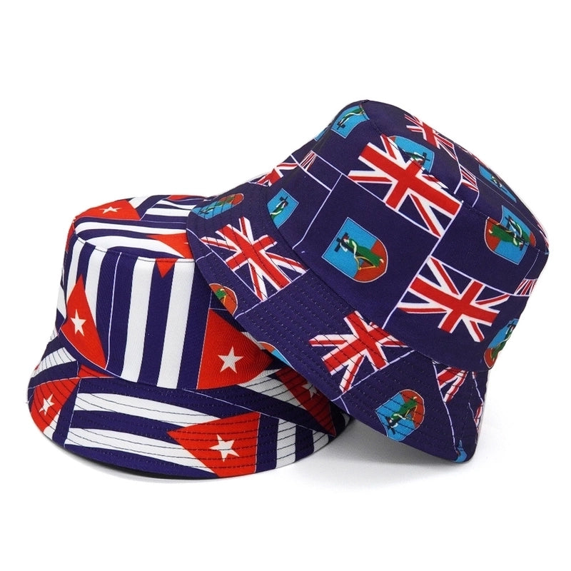 Unisex Basic Geometric Big Eaves Bucket Hat