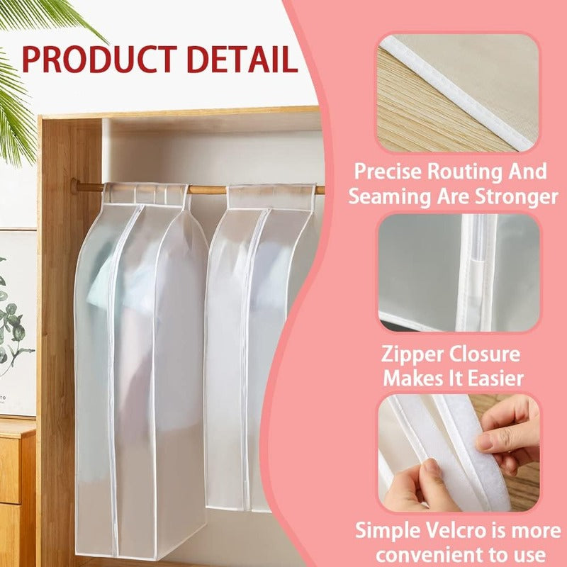 3D Zipper Clothes Dust Cover