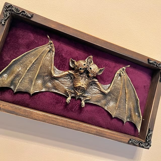 Artificial Bat Taxidermy - Wacky Art🦇