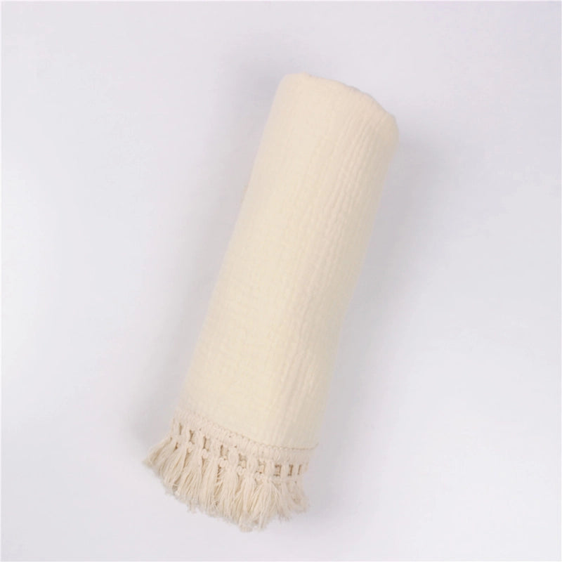 Minimalist Solid Color Cotton Blanket Baby Accessories