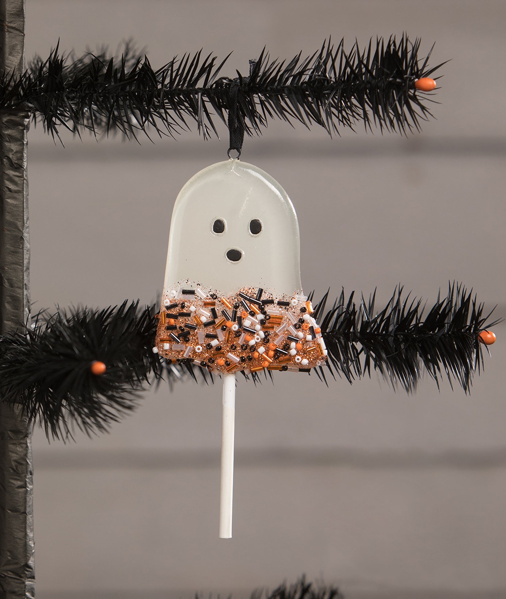 Ghostie Lollipop Boy Ornament