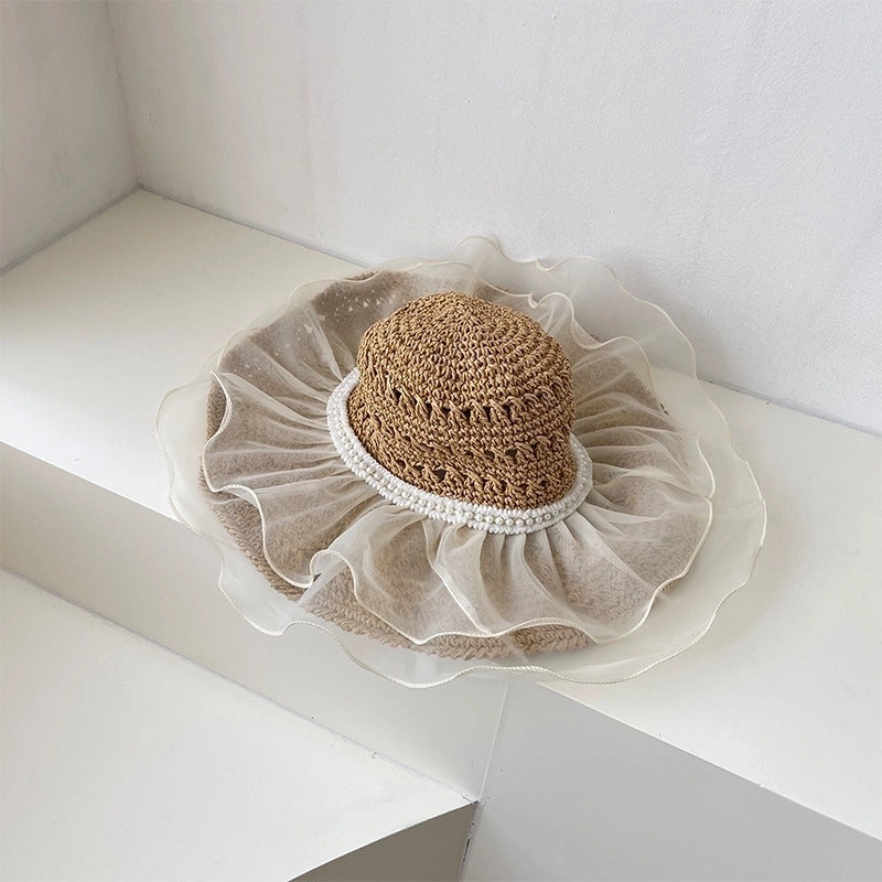 Women's Vacation Minimalist Bow Knot Big Eaves Sun Hat