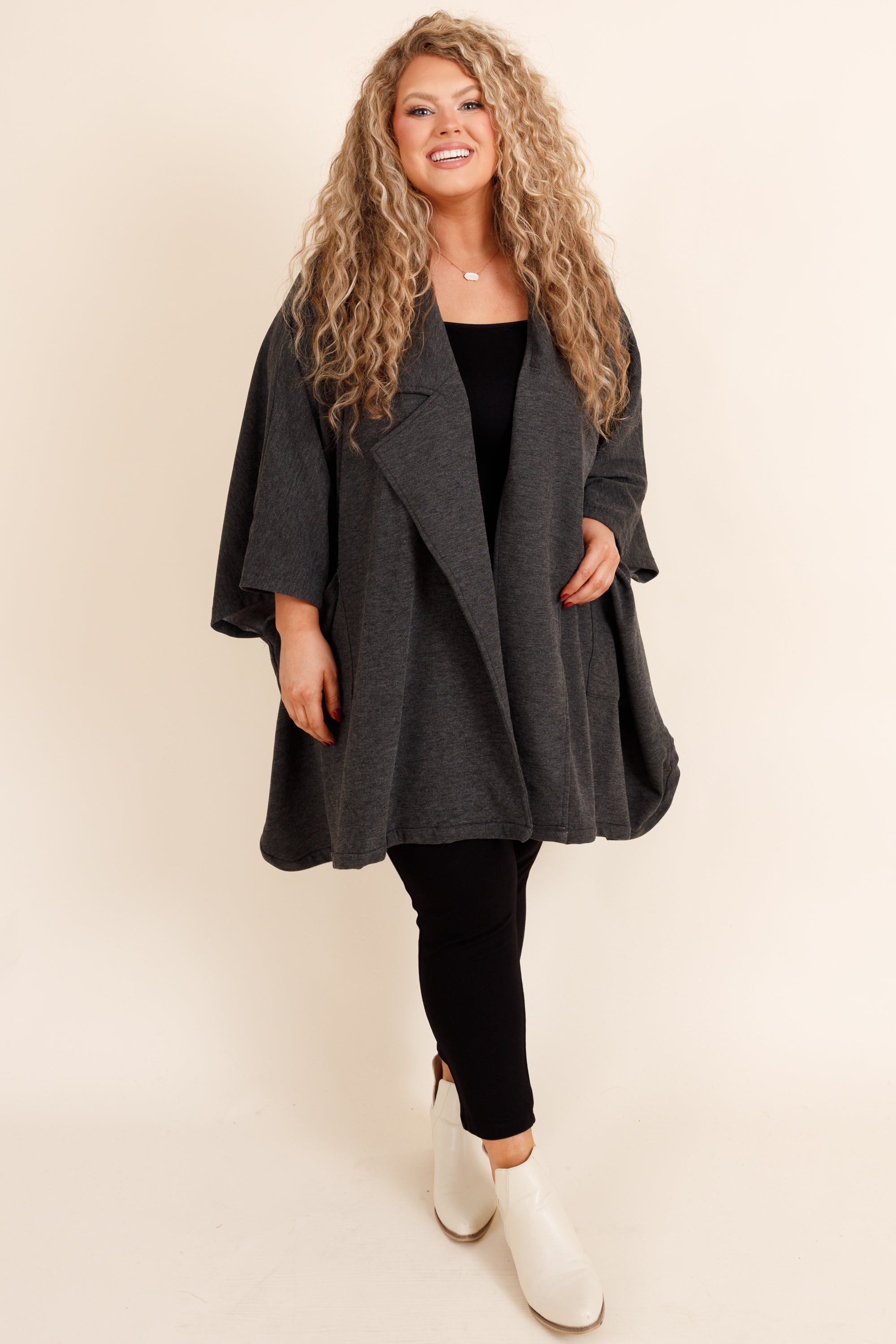 Things I Never Told You Jacket. Charcoal