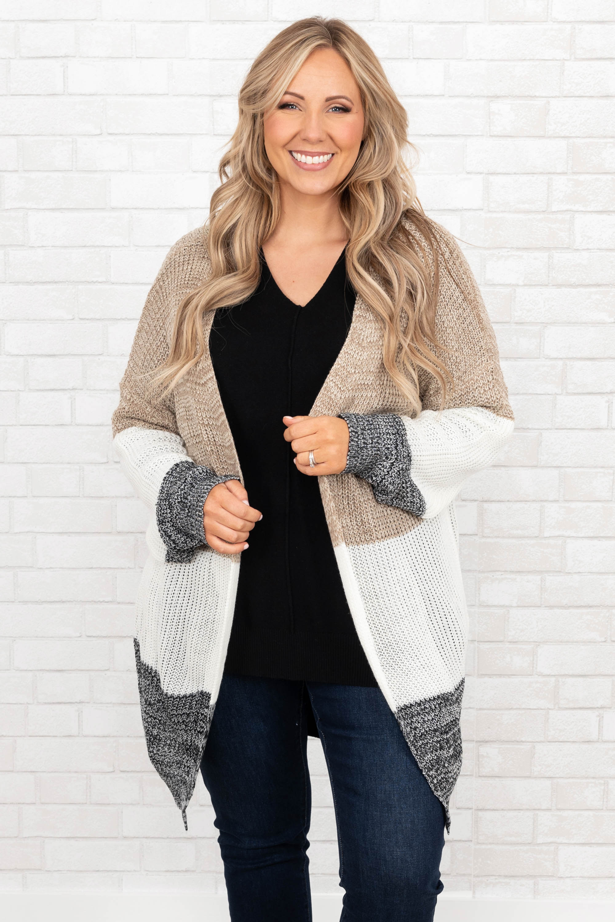 Above Standards Cardigan. Gray