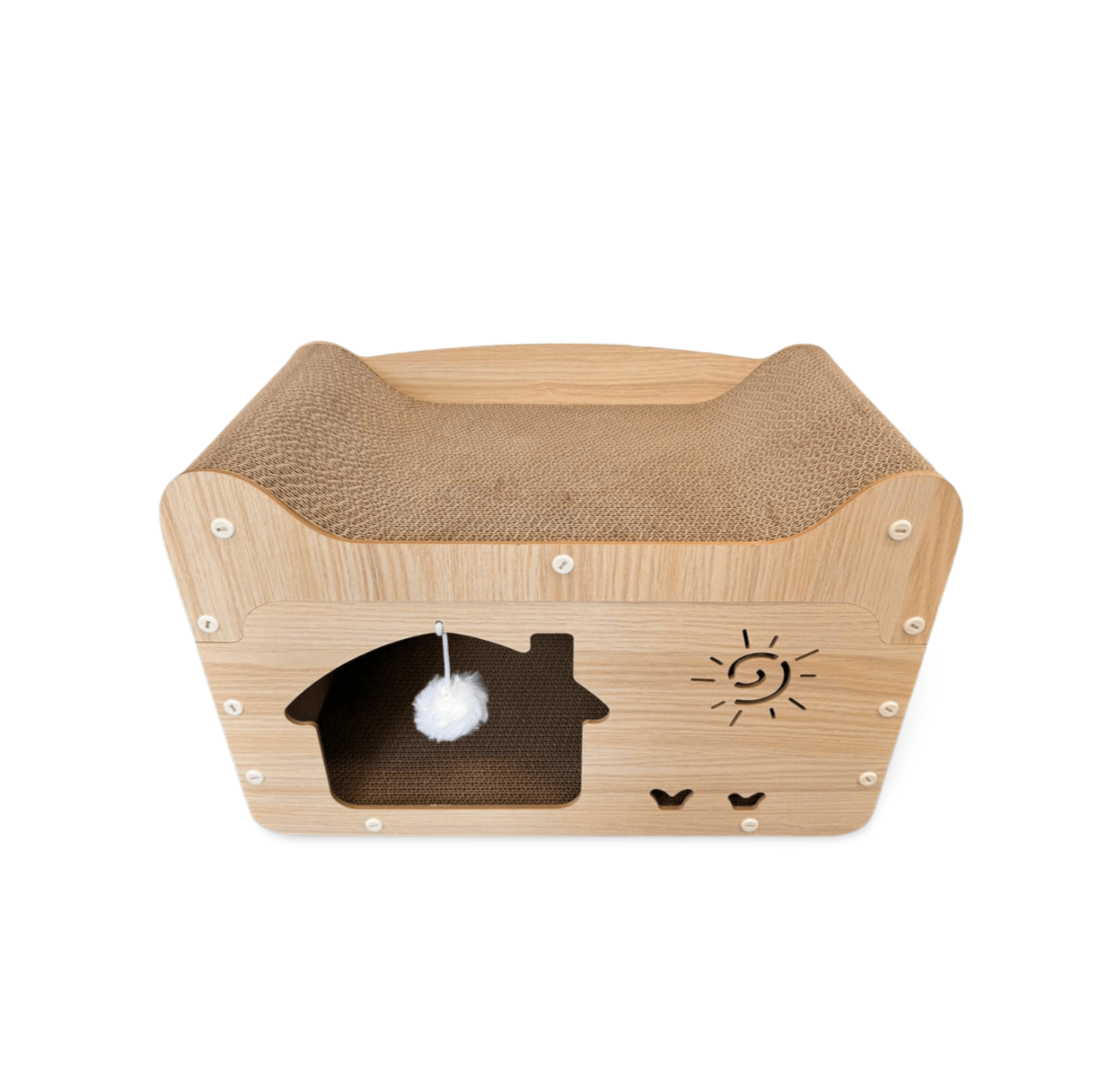 Cat House Scratcher and Bed