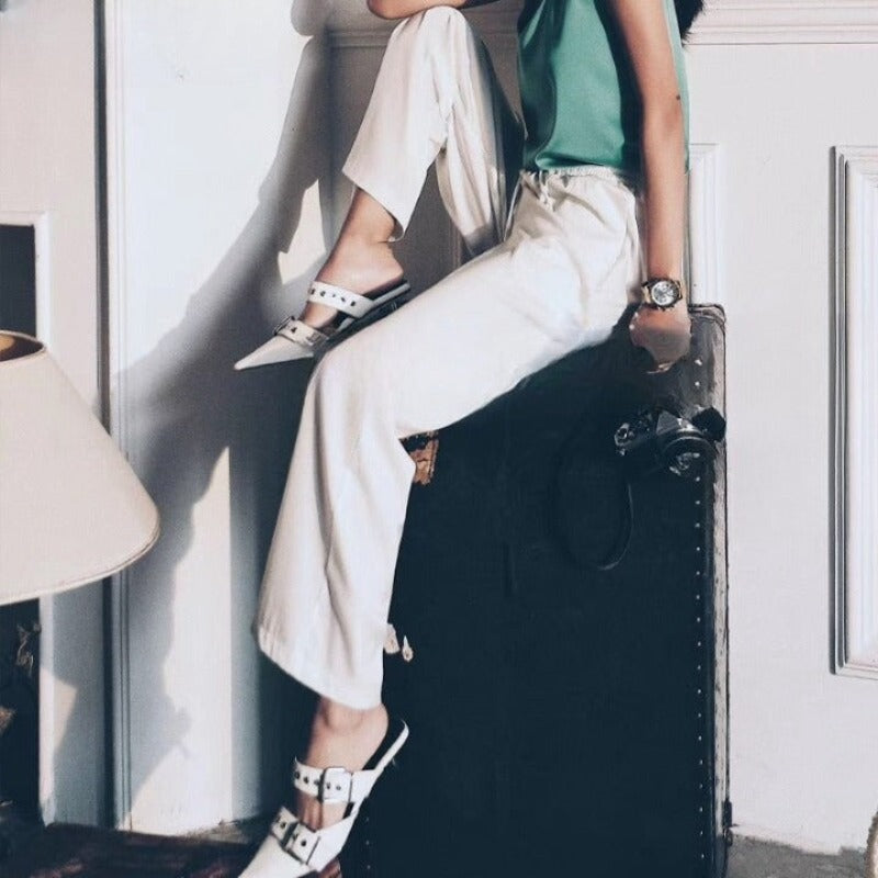 Wide Leg High Waist Casual Summer Pants