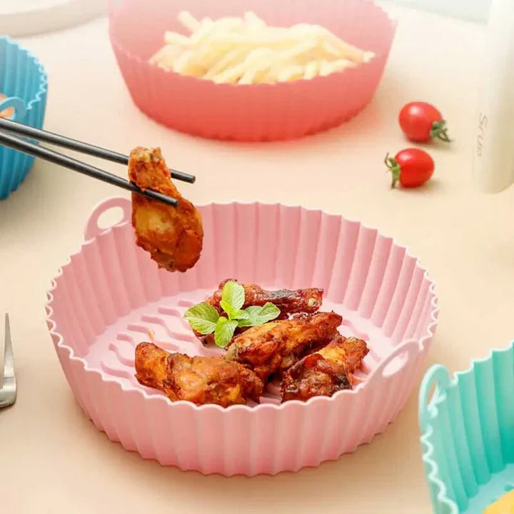 Air Fryer Silicone Baking Tray Pack Of Two