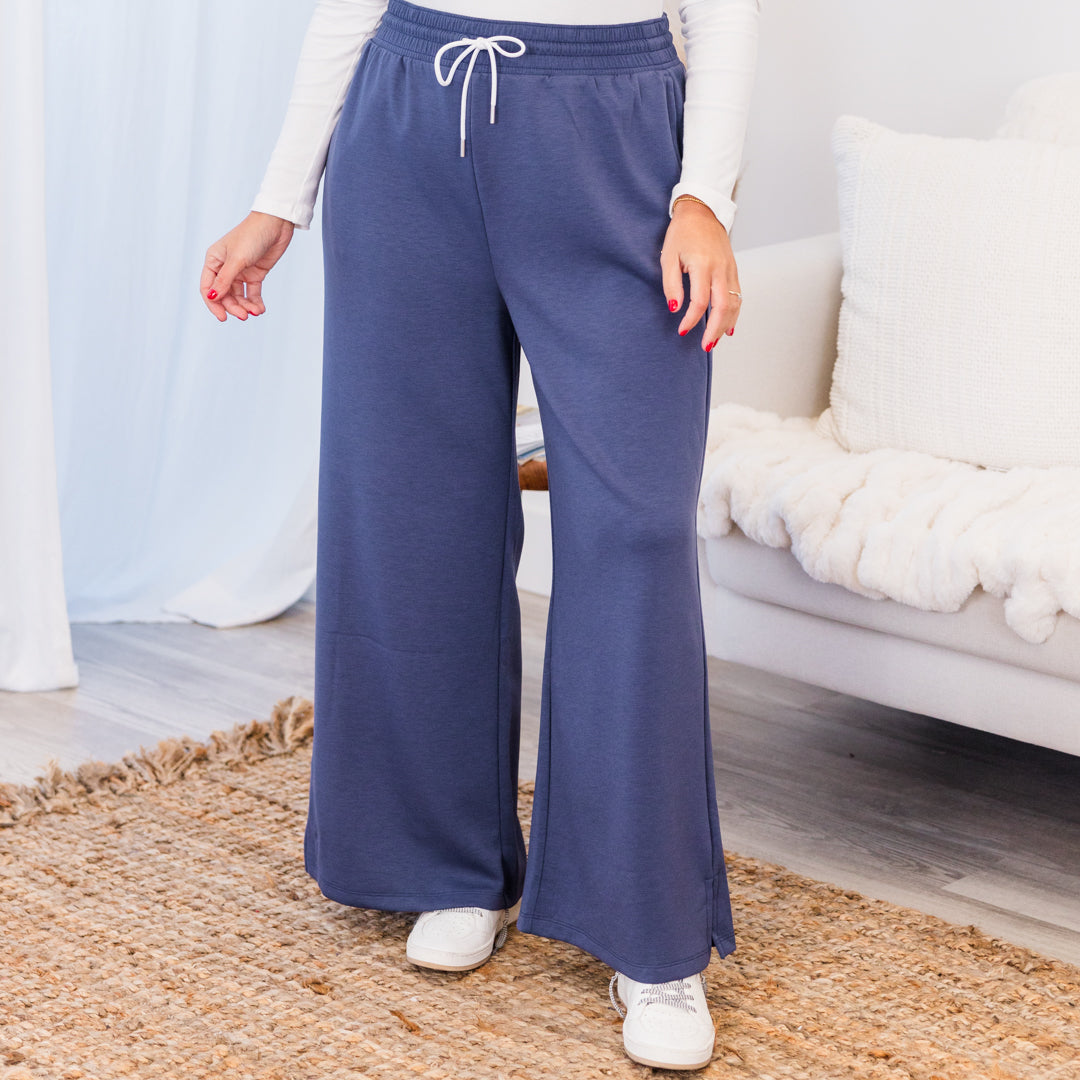 Loungin' With You Pant. Blue Indigo