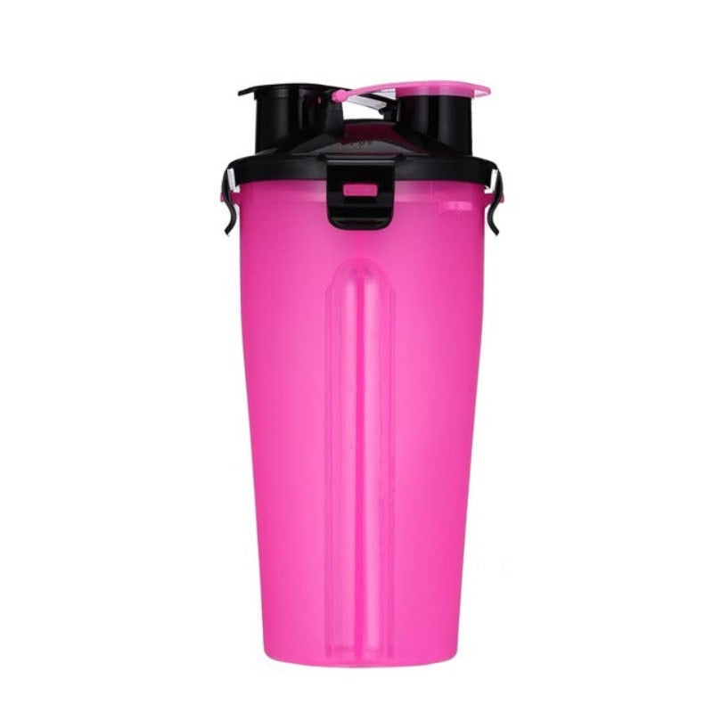 2 In 1 Dog Water Bottle And Food Bowl Pet Feeder