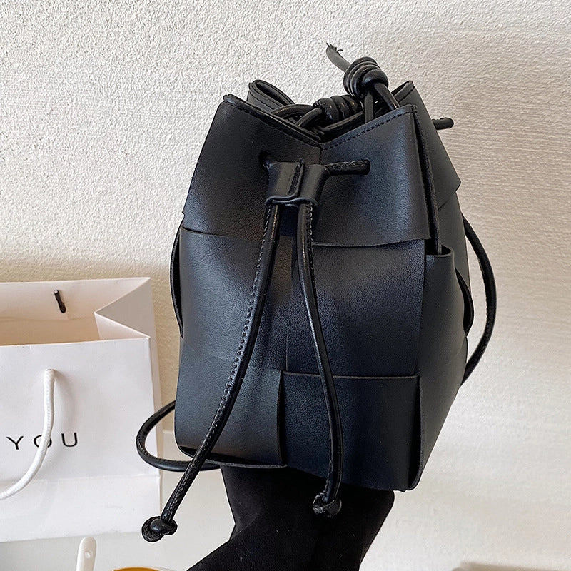 Women's Small All Seasons Pu Leather Streetwear Bucket Bag