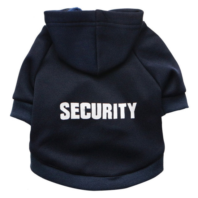 Security Printed Dog Cat Hoodies